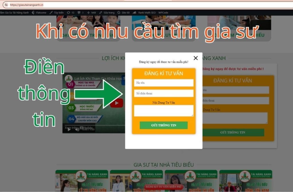 hướng dẫn đăng ký gia sư
