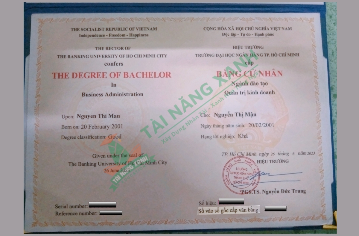 bằng tốt nghiệp đại học