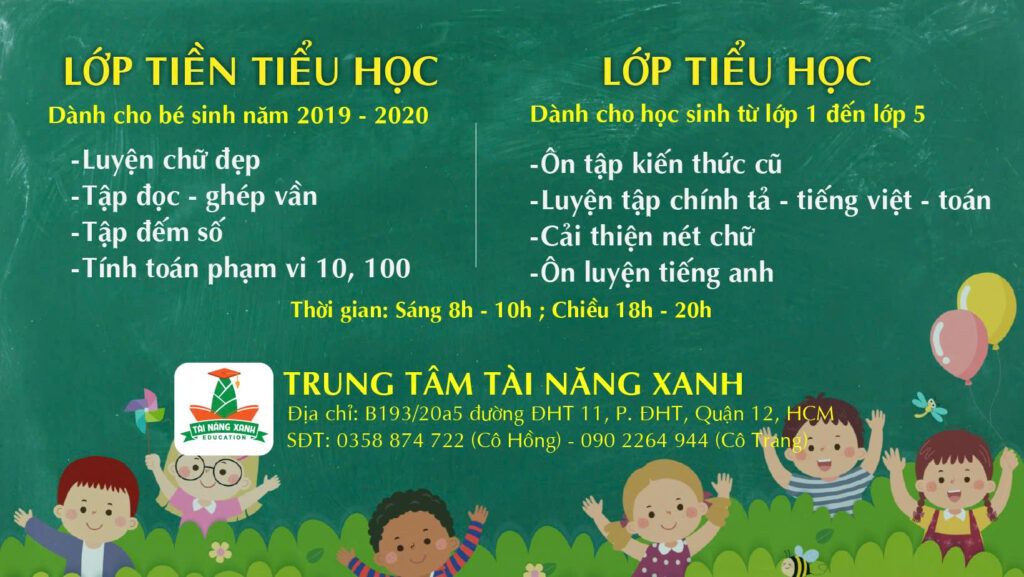 dạy kèm báo bài lớp 1